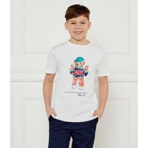 POLO RALPH LAUREN T-shirt | Regular Fit ze sklepu Gomez Fashion Store w kategorii T-shirty chłopięce - zdjęcie 185015810