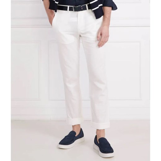 POLO RALPH LAUREN Lniane spodnie | Straight fit ze sklepu Gomez Fashion Store w kategorii Spodnie męskie - zdjęcie 185015870