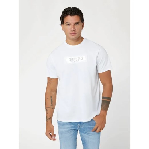 GUESS T-shirt DEBOSS | Slim Fit ze sklepu Gomez Fashion Store w kategorii T-shirty męskie - zdjęcie 185015880
