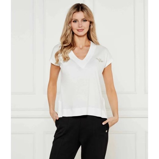Aeronautica Militare T-shirt | Regular Fit ze sklepu Gomez Fashion Store w kategorii Bluzki damskie - zdjęcie 185015981