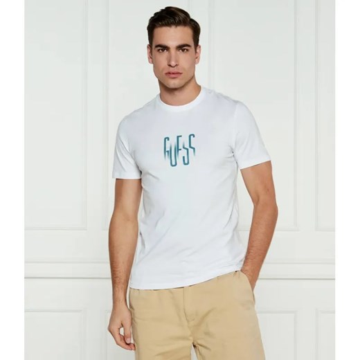 GUESS T-shirt | Slim Fit ze sklepu Gomez Fashion Store w kategorii T-shirty męskie - zdjęcie 185015983