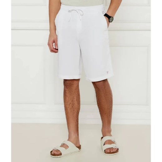 Guess Underwear  Lniane szorty | Regular Fit ze sklepu Gomez Fashion Store w kategorii Spodenki męskie - zdjęcie 185016062