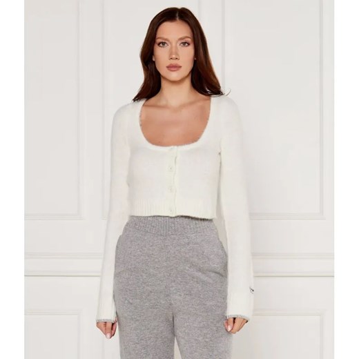 Pinko Kardigan COLORPOINT | Cropped Fit | z dodatkiem wełny ze sklepu Gomez Fashion Store w kategorii Swetry damskie - zdjęcie 185016072