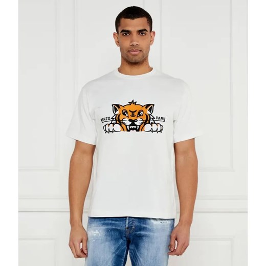 Kenzo T-shirt HAPPY TIGER | Oversize fit ze sklepu Gomez Fashion Store w kategorii T-shirty męskie - zdjęcie 185016153