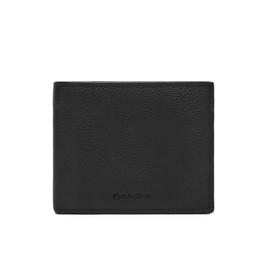 Duży Portfel Męski Calvin Klein Micropebble Billfold W Coin LV04D1033G Czarny ze sklepu eobuwie.pl w kategorii Portfele męskie - zdjęcie 185016300