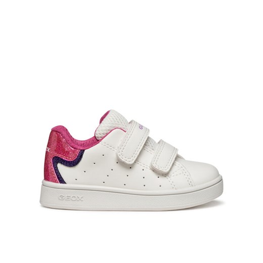 Sneakersy Geox B Eclyper B365MA 0BCKC C0563 Biały ze sklepu eobuwie.pl w kategorii Buty sportowe dziecięce - zdjęcie 185016313
