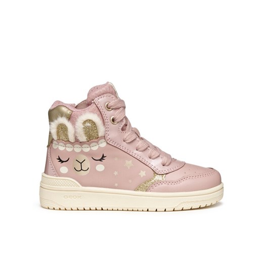 Sneakersy Geox J Washiba J56HXE 0BCKN CA82U D Różowy ze sklepu eobuwie.pl w kategorii Buty sportowe dziecięce - zdjęcie 185016353