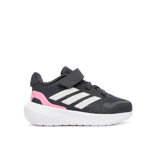 Sneakersy adidas Runfalcon 5 JQ8670 Szary ze sklepu eobuwie.pl w kategorii Buty sportowe dziecięce - zdjęcie 185016370