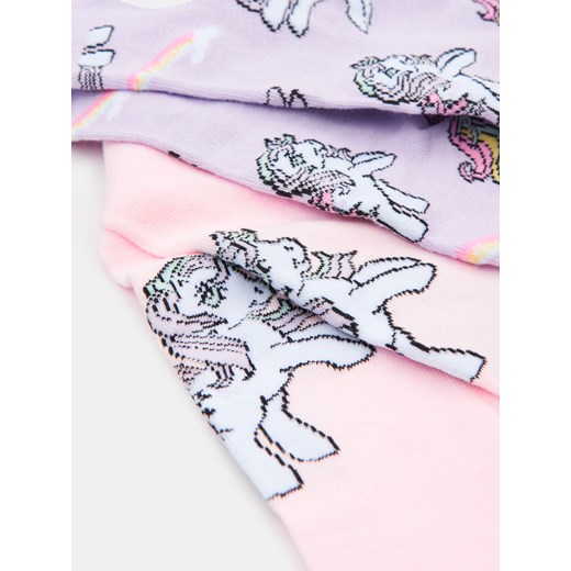 Sinsay - Rajstopy 2 pack - biały Sinsay 110/116 Sinsay