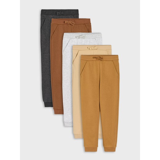 Sinsay - Spodnie 5 pack - brązowy Sinsay 110 (4-5 l) Sinsay