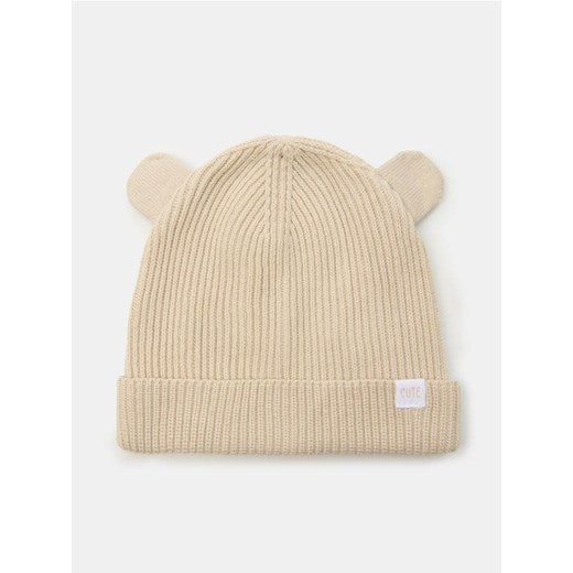 Sinsay - Czapka beanie - beżowy ze sklepu Sinsay w kategorii Czapki dziecięce - zdjęcie 185019493