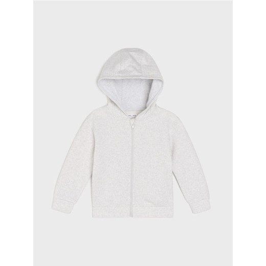 Sinsay - Bluza z kapturem z zamknięciem na zamek - szary - id: 526EM-09M - marki Sinsay - 185019600 Sinsay - Bluza z kapturem z zamknięciem na zamek - szary ze sklepu Sinsay w kategorii Bluzy i swetry - zdjęcie 185019600