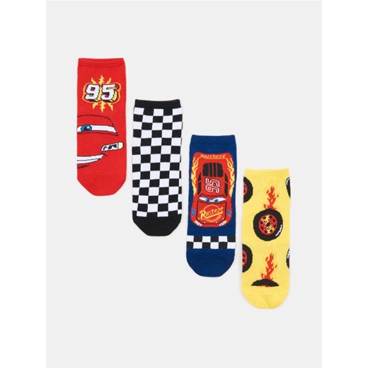 Sinsay - Skarpetki 4 pack Cars - wielobarwny ze sklepu Sinsay w kategorii Skarpetki dziecięce - zdjęcie 185019653