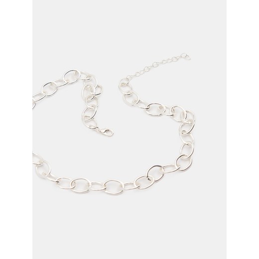 Sinsay - Naszyjnik z zapięciem - srebrny Sinsay One Size Sinsay