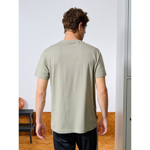 Sinsay - Koszulka z nadrukiem - zielony Sinsay L Sinsay