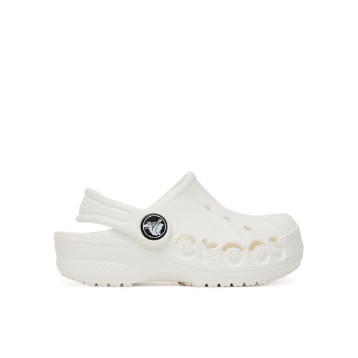 Klapki Crocs C-BAYA CLOG T 207012-100 Biały ze sklepu eobuwie.pl w kategorii Klapki dziecięce - zdjęcie 185021052