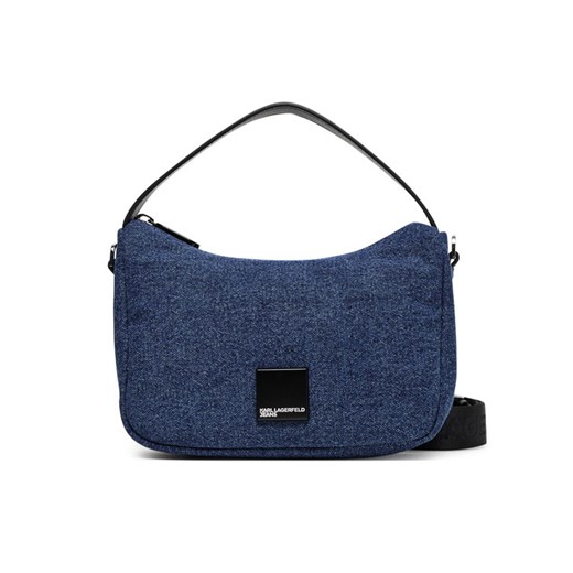 Torebka Karl Lagerfeld Jeans A3W30210 Niebieski ze sklepu eobuwie.pl w kategorii Listonoszki - zdjęcie 185021110