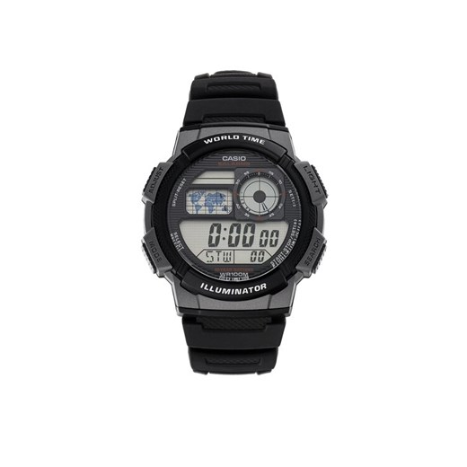 Casio Zegarek AE-1000W-1BVEF Czarny ze sklepu MODIVO w kategorii Zegarki - zdjęcie 185022454