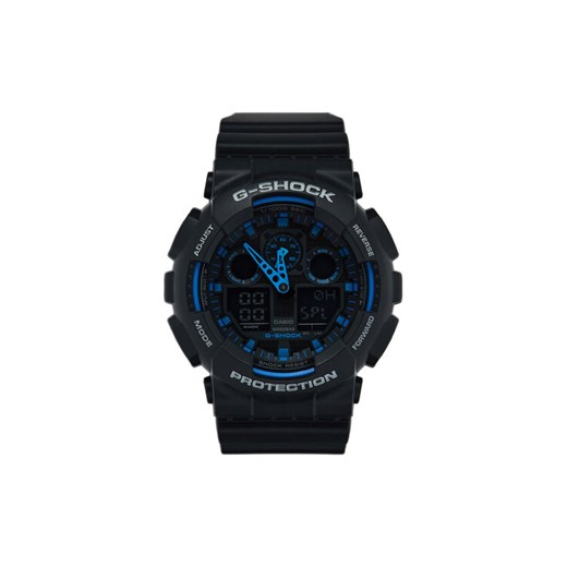 G-Shock Zegarek GA-100-1A2ER Czarny ze sklepu MODIVO w kategorii Zegarki - zdjęcie 185022501