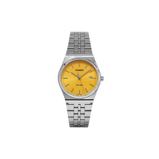 Casio Zegarek MTP-B145D-9AVEF Srebrny ze sklepu MODIVO w kategorii Zegarki - zdjęcie 185022602