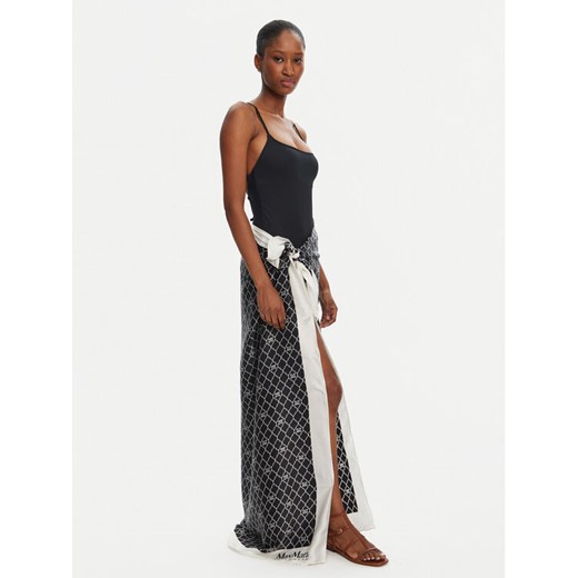 Max Mara Beachwear Chusta Ottico 2516541019 Czarny ze sklepu MODIVO w kategorii Szaliki i chusty damskie - zdjęcie 185022834