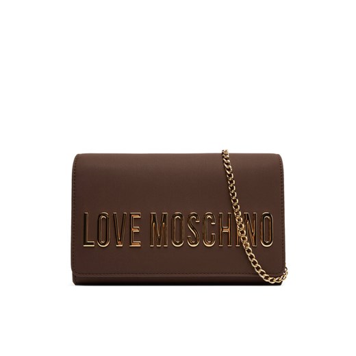 LOVE MOSCHINO Torebka JC4103PP1NKD0301 Brązowy ze sklepu MODIVO w kategorii Kopertówki - zdjęcie 185022853