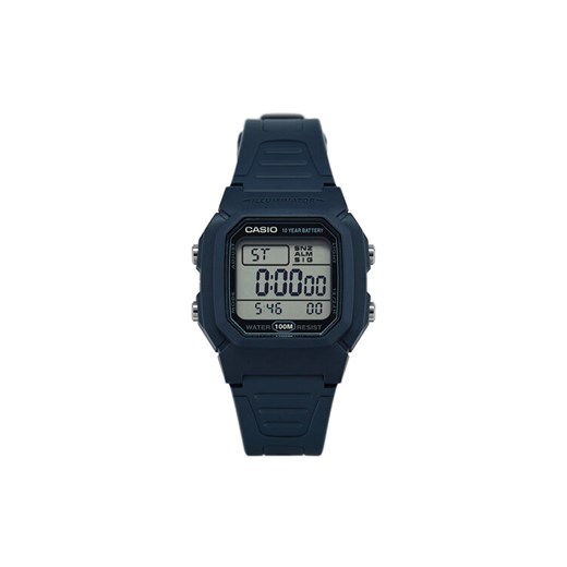 Casio Zegarek Digital W-800H-2AVES Granatowy ze sklepu MODIVO w kategorii Zegarki - zdjęcie 185022932