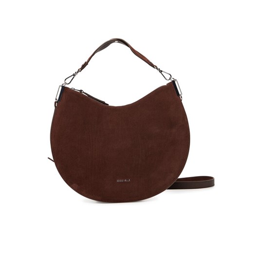 Coccinelle Torebka QKG Coccinellesunup Suede E1 QKG 13 01 01 Brązowy ze sklepu MODIVO w kategorii Torebki damskie - zdjęcie 185022952
