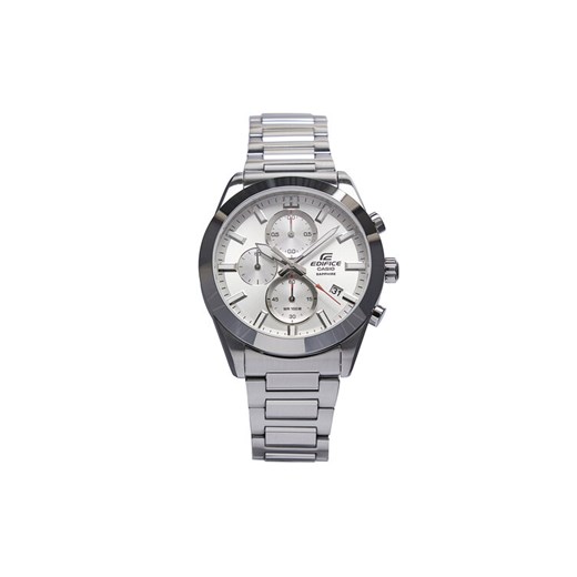 Casio Zegarek Edifice Sapphire Chronograph EFB-710D-7AVUEF Srebrny ze sklepu MODIVO w kategorii Zegarki - zdjęcie 185022964