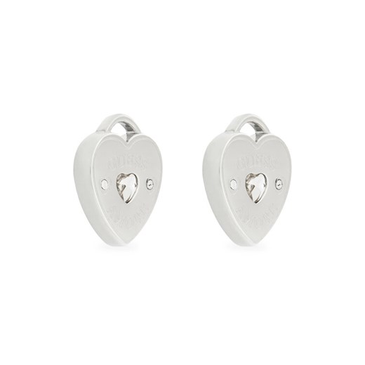 Guess Kolczyki JUBE05 058JW Srebrny ze sklepu MODIVO w kategorii Kolczyki - zdjęcie 185023084