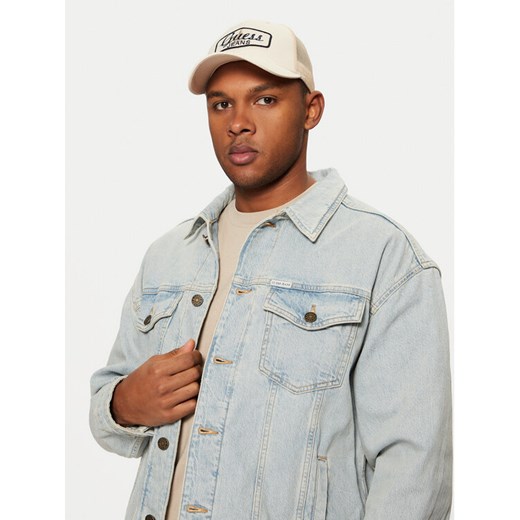 Guess Jeans Czapka z daszkiem M5RZ17 WF8V1 Écru ze sklepu MODIVO w kategorii Czapki z daszkiem męskie - zdjęcie 185023131