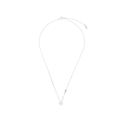 Michael Kors Naszyjnik Pave Halo Necklace MKC1208AN040 Srebrny ze sklepu MODIVO w kategorii Naszyjniki - zdjęcie 185023194