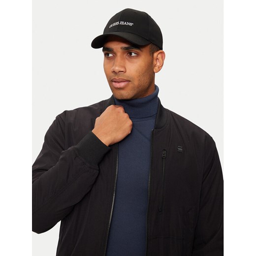 Guess Jeans Czapka z daszkiem M4BZ26 WF8V1 Czarny ze sklepu MODIVO w kategorii Czapki z daszkiem męskie - zdjęcie 185023212