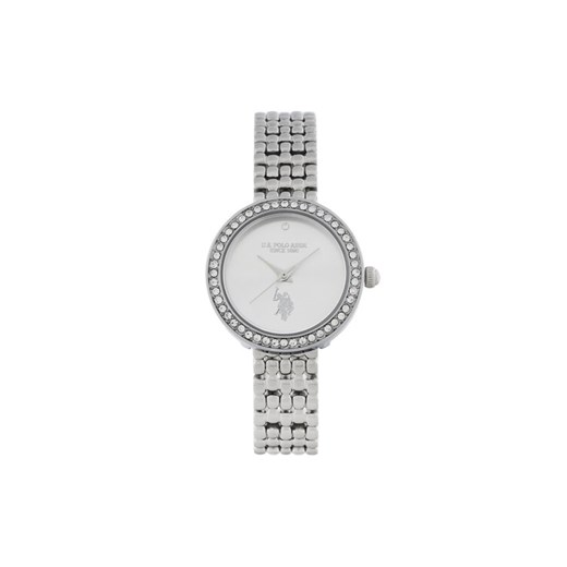 U.S. Polo Assn. Zegarek Harmony USP8430ST Srebrny ze sklepu MODIVO w kategorii Zegarki - zdjęcie 185023220