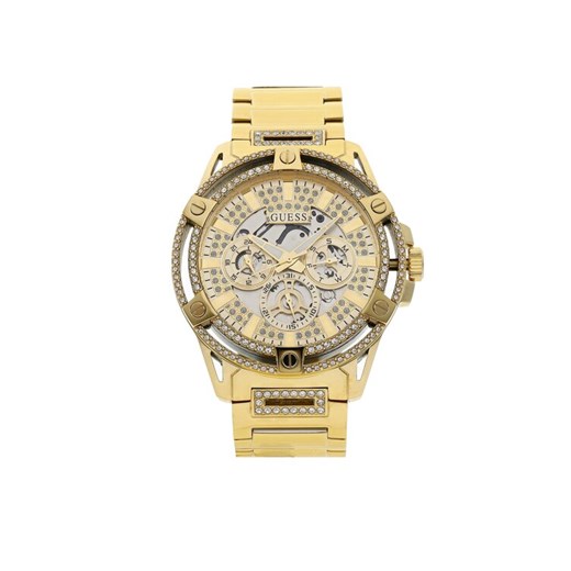 Guess Zegarek King GW0497G2 Złoty ze sklepu MODIVO w kategorii Zegarki - zdjęcie 185023390