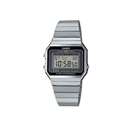Casio Zegarek Vintage A700WE-1AEF Srebrny ze sklepu MODIVO w kategorii Zegarki - zdjęcie 185023394