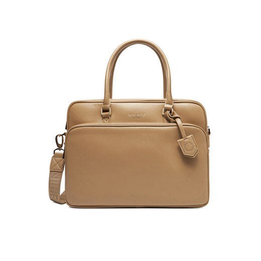 Nine West Torba na laptopa CEO-EMMA-LA482-2847 Beżowy ze sklepu MODIVO w kategorii Torby na laptopa - zdjęcie 185023403