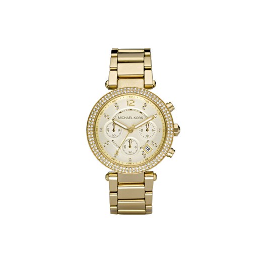 Michael Kors Zegarek Parker MK5354 Złoty ze sklepu MODIVO w kategorii Zegarki - zdjęcie 185023421