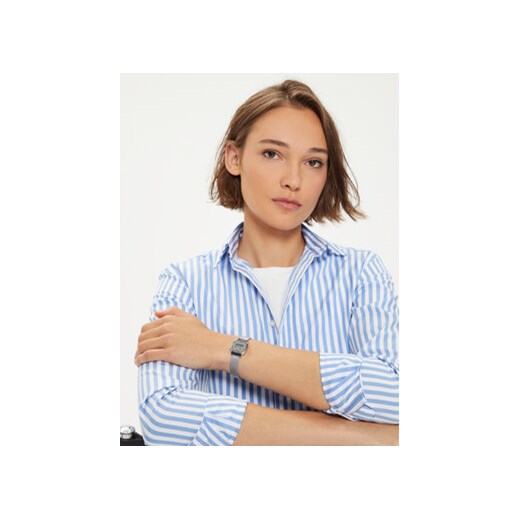 Casio Zegarek Vintage LA670WEM-7EF Srebrny Casio OS MODIVO