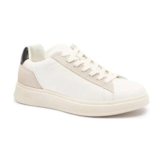 BOSS BLACK Skórzane sneakersy Bulton_Runn_sdgrlt ze sklepu Gomez Fashion Store w kategorii Buty sportowe męskie - zdjęcie 185027722