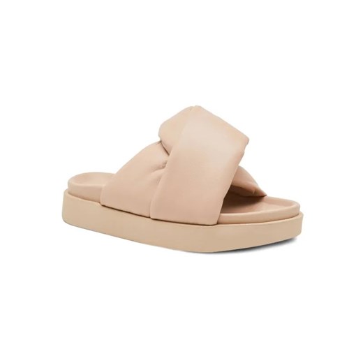 INUIKII Skórzane klapki Soft Crossed ze sklepu Gomez Fashion Store w kategorii Klapki damskie - zdjęcie 185027833