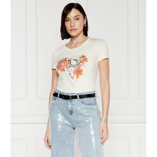 GUESS T-shirt | Regular Fit ze sklepu Gomez Fashion Store w kategorii Bluzki damskie - zdjęcie 185027882