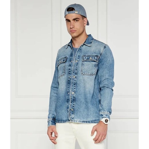 Pepe Jeans London Jeansowa koszula | Regular Fit ze sklepu Gomez Fashion Store w kategorii Koszule męskie - zdjęcie 185027902