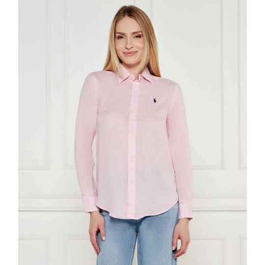 POLO RALPH LAUREN Lniana koszula | Classic fit ze sklepu Gomez Fashion Store w kategorii Koszule damskie - zdjęcie 185027911
