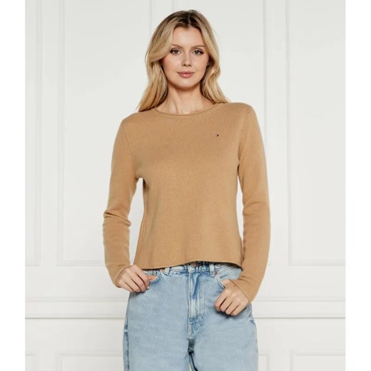 Tommy Hilfiger Wełniany sweter | Regular Fit ze sklepu Gomez Fashion Store w kategorii Swetry damskie - zdjęcie 185028041