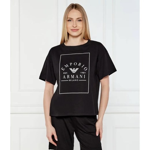 Emporio Armani T-shirt | Loose fit ze sklepu Gomez Fashion Store w kategorii Piżamy damskie - zdjęcie 185028043