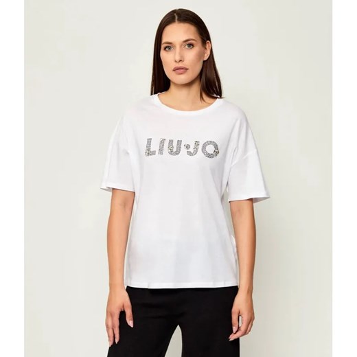 Liu Jo T-shirt | Loose fit ze sklepu Gomez Fashion Store w kategorii Bluzki damskie - zdjęcie 185028061