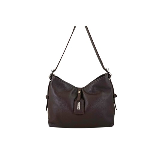 Codzienna torebka damska na ramię - Brązowa ciemna ze sklepu butyolivier w kategorii Torebki worki - zdjęcie 185029472