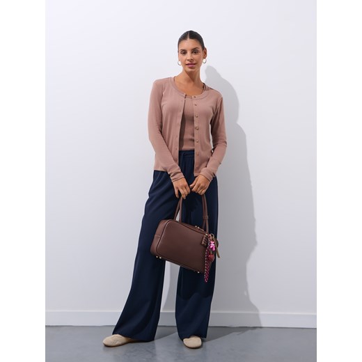 Mohito - Dzianinowy kardigan - beżowy Mohito XS Mohito