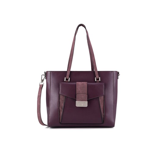 U.S. Polo Assn. Torebka BIUXT8422WVP Fioletowy ze sklepu MODIVO w kategorii Torby Shopper bag - zdjęcie 185030901